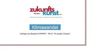 Presentation: Zukunftskunst | Modul 3 | Experiment Klimarat - Powerpoint Klimawandel