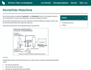 Webseite: Kombifalz-Maschine
