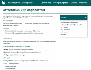 Webseite: Offsetdruck (2): Bogenoffset