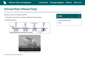 Webseite: Schwertfalz (Messerfalz)