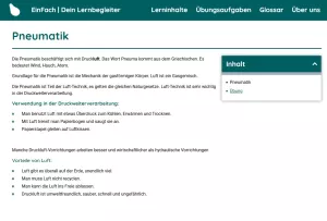 Webseite: Pneumatik in der Druckweiterverarbeitung