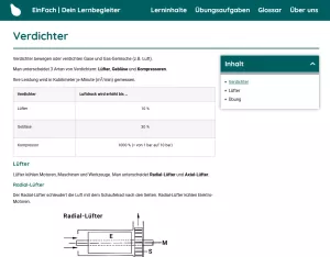 Webseite: Verdichter