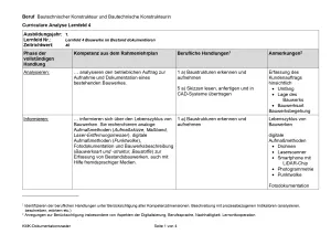 Unterrichtsplanung: Curriculare Analyse zu Lernfeld 4 des neuen Rahmenlehrplans (gültig ab 2026): Bauwerke im Bestand dokumentieren