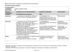 Unterrichtsplanung: Curriculare Analyse zu Lernfeld 1 des neuen Rahmenlehrplans (gültig ab 2026): Lagepläne erstellen