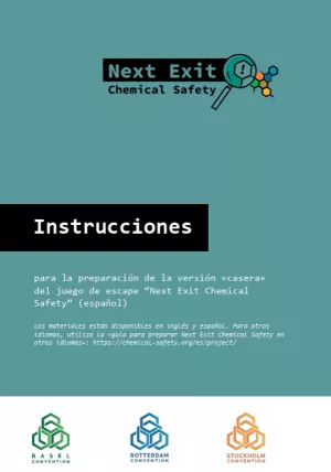 Webseite: Next Exit Chemical Safety | DIY-Version (spanisch)