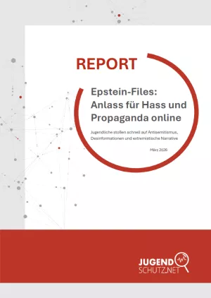 Broschuere: Report: Epstein-Files: Anlass für Hass und Propaganda online