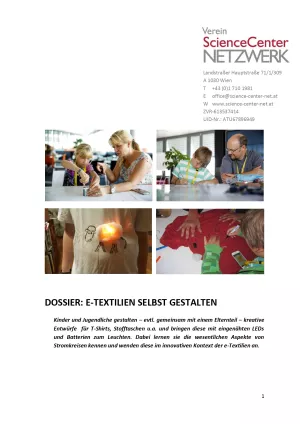 Unterrichtsplanung: Dossier: E-Textilien selbst gestalten