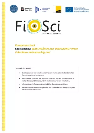 Arbeitsblatt: Mehrsprachigkeit und Falschinformation | „Waschbären auf dem Mond?“ | Kompetenzcheck