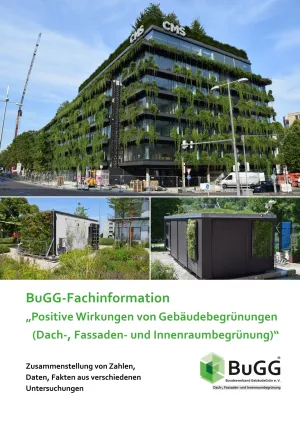 Broschuere: BuGG-Fachinformation: Positive Wirkungen von Gebäudebegrünungen