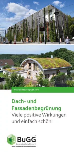 Flyer: Dach- und Fassadenbegrünung (Flyer)