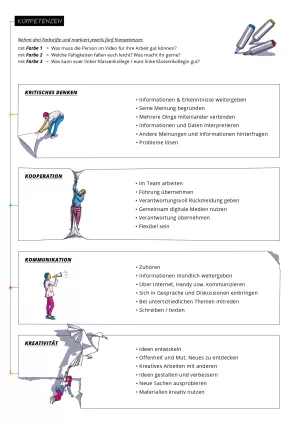 Sonstiges: Jobstories: Kompetenzen