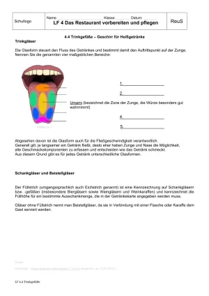 Unterrichtsbaustein: 4.4 Trinkgefäße