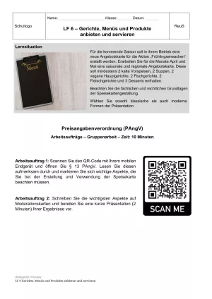 Unterrichtsbaustein: 6.1 Gruppe 4: Preisangabenverordnung