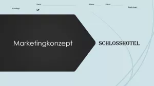 Presentation: 9.2 Marketingkonzept Schlosshotel