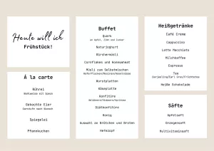 Unterrichtsbaustein: 12.1 White and Beige Modern Restaurant Food Menu Landscape