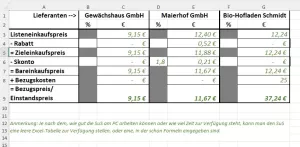 Unterrichtsbaustein: 10.2 Angebotsvergleich (Lösung)