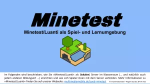 Anleitung: »Minetest« (Luanti) – lokalen Server aufsetzen