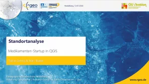 Presentation: Standortanalyse mit QGIS am Beispiel eines Medikamenten-Startups