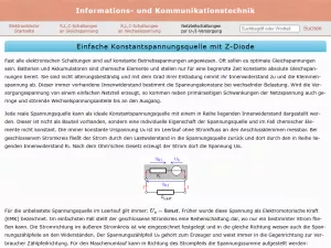 Webseite: Konstantspannungsquelle ohne Regelverstärker