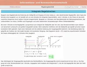 Webseite: Integrale Regelstrecken