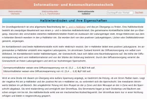 Webseite: Halbleiterdioden und ihre Eigenschaften
