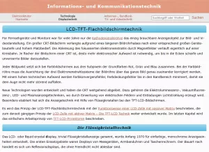 Webseite: LCD-TFT-Flachbildschirmtechnik