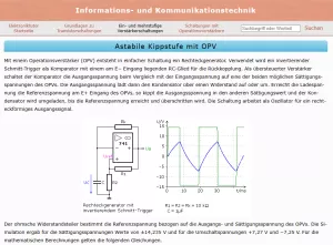 Webseite: Astabile Kippstufe mit OPV