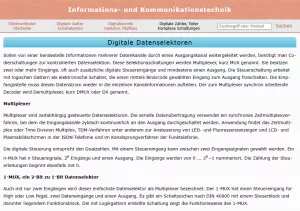 Webseite: Digitale Datenselektoren