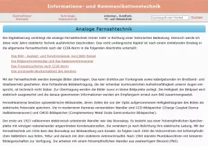 Webseite: Analoge Fernsehtechnik