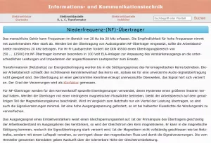 Webseite: Niederfrequenz-(NF)-Übertrager