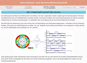 Webseite: Der Videokopftrommel-Servokreis
