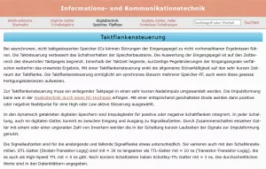 Webseite: Taktflankensteuerung