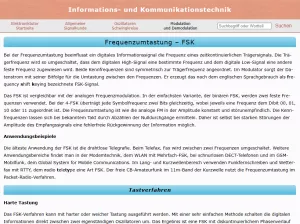 Webseite: Frequenzumtastung - FSK