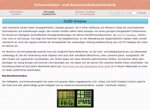 Webseite: OLED-Display