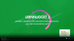 Video: Lernnugget 3: Nachhaltige Lifehacks