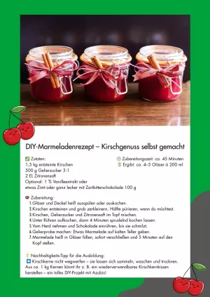 Rezept: DIY: Kirschmarmelade mit Twist