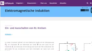 Unterrichtsbaustein: Ein- und Ausschalten von RL-Kreisen