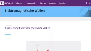 Unterrichtsbaustein: Ausbreitung Elektromagnetischer Wellen