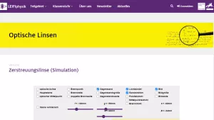 Simulation: Zerstreuungslinse (Simulation)