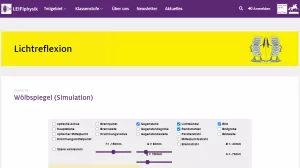 Simulation: Wölbspiegel (Simulation)