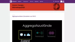 Simulation: Aggregatzustände - Simulation von PhET