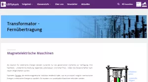 Unterrichtsbaustein: Magnetelektrische Maschinen