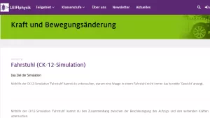Simulation: Fahrstuhl (CK-12-Simulation)