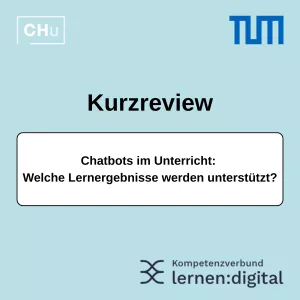 Webseite: Chatbots im Unterricht: Welche Lernergebnisse werden unterstützt?