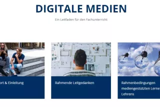 Webseite: Digitale Medien - Ein Leitfaden für den Fachunterricht