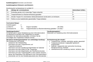 Unterrichtsplanung: Treppeninfostand zur Bauherrenberatung gestalten (DOCX)