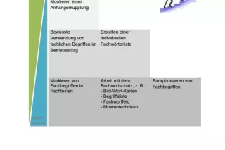 Sonstiges: Lernstandsfeststellung: Fachsprachliche Strukturen anwenden: Gestufte Hilfen