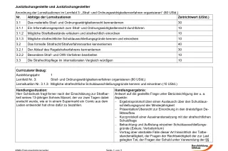Unterrichtsbaustein: Mögliche strafrechtliche Schuldausschließungsgründe kennen und einordnen