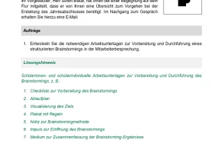 Unterrichtsbaustein: Vorgehen bei der Erstellung des Jahresabschlusses planen (Version Lehrkraft) (PDF, barrierefrei)