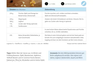 Sonstiges: #easyfoodbw | Rezept Fruchtiger Nachtisch mit Kekstopping